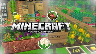 Agriculture’s Fantasy BEST farmingfood addon Minecraft 120 bedrock MCPE‧₊ 🌽˚ [upl. by Lanna]