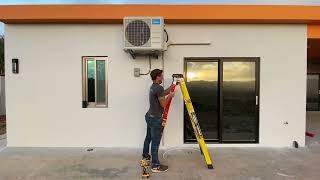 Midea air conditioners professional and fast installation on GUAM [upl. by Bandeen74]