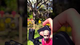 double barrel mini mobile gun😲 greenscreen ytshorts fidget reaction shorts [upl. by Linell]