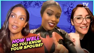 Supergirls Chyler Leigh and Azie Tesfai Play Newlywed Game with Batwomans Javicia Leslie [upl. by Ynetruoc611]