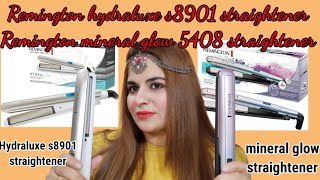 Best Remington hair straightener hydraluxe s8901 vs mineral glow s5408 review [upl. by Marduk]