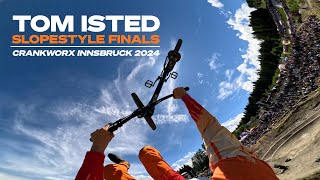 GoPro Tom Isted Finals Run  Crankworx Innsbruck 2024 [upl. by Ylrebmic]