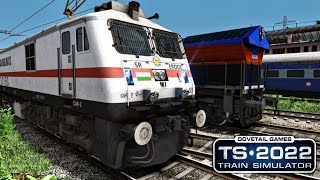 VENAD EXPRESS JOURNEY  LOCO CHANGE  COUPLING  Train Simulator 2022 [upl. by Assirak]