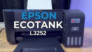 Epson Ecotank L3252 Kutu Açılımı ve Kurulum Tüm Detaylar [upl. by Merry]