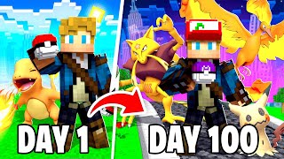 I Spent 100 Days in MINECRAFT PIXELMON… Here’s What Happened [upl. by Viviene145]