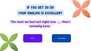 Comparative Adjectives  English Grammar Practice Tests 🆓📃 [upl. by Armyn]