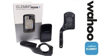 Wahoo ELEMNT ROAM New Mount Details  Alternative Mount Options [upl. by Annaik853]