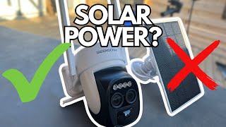 Remote SOLAR Powered Surveillance CAMERA System TESTED  AMAZON [upl. by Pedaiah]