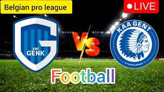 Racing Genk vs KAA Gent belgian pro league football live score today match [upl. by Luke]