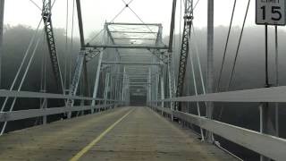 Dingmans Ferry Bridge eastbound [upl. by Assenev]