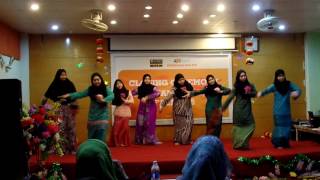 FPT UBD FALL SEMESTER 15 CLOSING CEREMONY BUNGA SIMPUR DANCE [upl. by Nyloj]