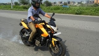 Bajaj Pulsar 200 NS Road Test And Detailed Review [upl. by Wise755]