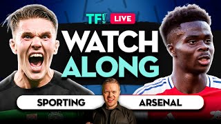 SPORTING vs ARSENAL WATCHALONG with Mark Goldbridge [upl. by Ainsley76]