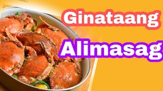 HOW TO COOK GINATAANG ALIMASAG RECIPE andeng channel [upl. by Marijane]