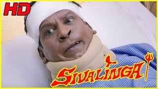 Vadivelu gets scared seeing Urvashi  Shivalinga Scenes  Raghava Lawrence finds out the murderer [upl. by Denie]