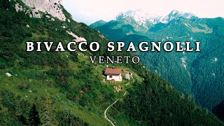 Un finale inaspettato al BIVACCO SPAGNOLLI a 2047 metri  Prealpi Carniche  Veneto Cinematic Vlog [upl. by Kessia]