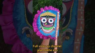 jay jagannath 🙏shortsdiypakha jagannathviralshortsart handmade pakha [upl. by Loux174]