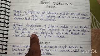 Thermal degradation hota kya hai important degradation explanation cipet trending exam [upl. by Refotsirc341]