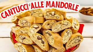 CANTUCCI ALLE MANDORLE Ricetta Facile  Fatto in Casa da Benedetta [upl. by Htezzil]