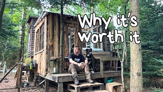 The Case For Simple Living In An OffGrid Tiny House  Why I Do It [upl. by English736]