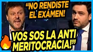 🔥 LEANDRO SANTORO MANO A MANO CON NAVARRO tras el debate de candidatos a Jefe de Gobierno porteño [upl. by Xxam]