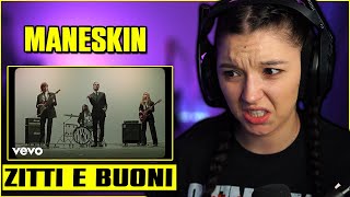 Måneskin  ZITTI E BUONI  FIRST TIME REACTION  Official Video [upl. by Ivory951]