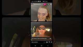 jasmine kennedie amp alyssa edwards  rpdr usa queens  instagram live  friday 22 april 2022 [upl. by Namzed]