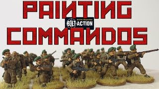 Painting British Bolt Action Commandos [upl. by Inttirb]