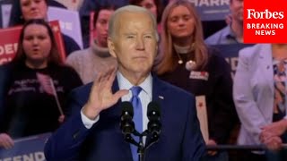 WATCH Biden Repeatedly Interrupted By Protesters During Campaign Rally In Virginia [upl. by Clapp]