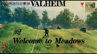 Valheim episode 2 quotWelcome to Meadowsquot relaxing gameplay [upl. by Theron587]