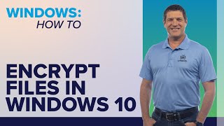 How to Secure Files and Folders in Windows 10 with Encryption [upl. by Oeht56]