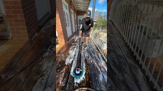 Deck Wash 🔨 fypage fypyoutube fypシ゚viral fyp fypシ゚ diy deckcleaning pressurewashing asmr [upl. by Hecht]