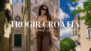 CROATIA TRAVEL VLOG Trogir day trip  old town beaches amp cevapi [upl. by Larrabee]