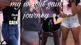 MY WEIGHT GAIN JOURNEY 97LBS to 117LBS  Madison [upl. by Dnamron]