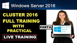 INSTALLATION OF FILE SERVER ON WINDOWS CLUSTER 2016 CONFIGURATION OF WINDOWS CLUSTER 2016 PART4 [upl. by Anetsirhc]