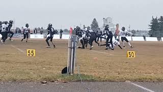 Ponoka Broncs vs Coaldale Wild high school playoffs 1st half [upl. by Aisan]