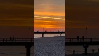 Naturschauspiel am Zinnowitzer Ostseestrand 🌕🌅🫶 nature zinnowitz balticsea sunset beach [upl. by Igiul513]