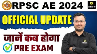 RPSC AE Exam Date 2024  RPSC AE Official Update  Utkarsh Engineers Classes  Himanshu Sir [upl. by Melinde722]