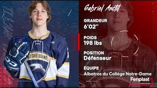 Espoirs LHJMQ Fenplast  Gabriel Anctil [upl. by Volkan375]