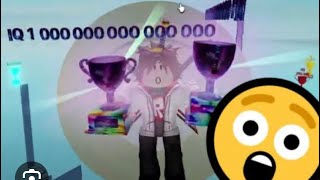 New 1 quintillion and 1 quadrillion in Roblox IQ Obby ￼zekyzekyboomboomGaming [upl. by Llezom]