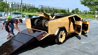 102 Days Build Tesla CyberTruck  The Most Awaited Car Of 20232024 [upl. by Tymothy]