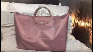 What’s In My Longchamp Travel Bag  Le Pliage Club  LARGE TOTE [upl. by Aven]