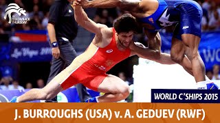 TBT TBT Burroughs 🇺🇸 Beats Geduev to reach ’15 world finals [upl. by Herv]