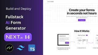 Fullstack AI Form Builder Tutorial with Next JS TypeScript Drizzle ORM React OpenAI Stripe [upl. by Ahsilam]