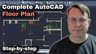 Making a floor plan in AutoCAD right from scratch [upl. by Tham]