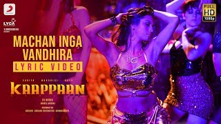 Kaappaan  Machan Inga Vandhira Lyric Tamil  Suriya  Harris Jayaraj  KV Anand [upl. by Joanna]