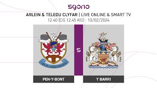 FULL MATCH  Penybont v Barry Town United  JD Cymru Premier [upl. by Schuler]