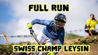 Swiss champ Leysin 2021  Full Run DH  Course preview [upl. by Zoeller]