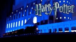 Best of Harry Potter Christmas Light Show watch till end [upl. by Euginom]