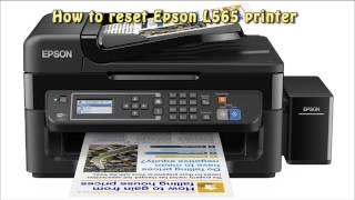 Reset Epson L565 Waste Ink Pad Counter [upl. by Krebs]